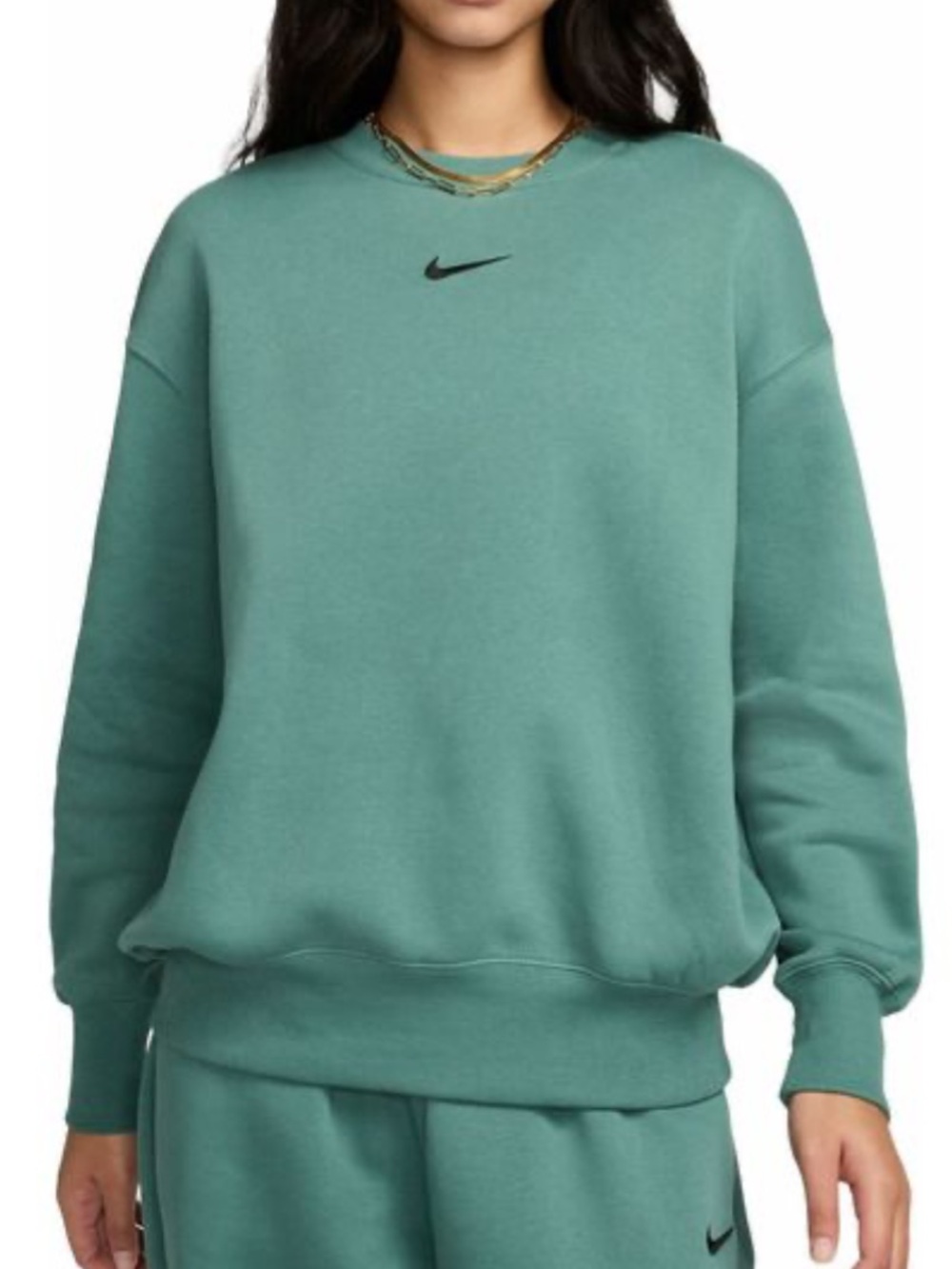 Nike Sportswear Phoenix Fleece Oversized Crew-Neck Sweatshirt Size Small